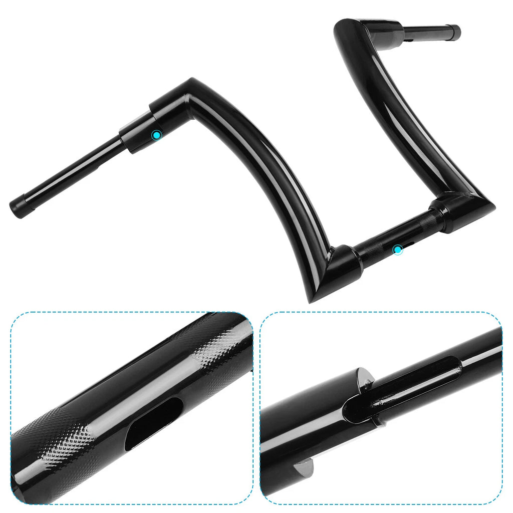 2" Rise Ape Hanger Handlebar for Harley Touring (12" 14" 16")