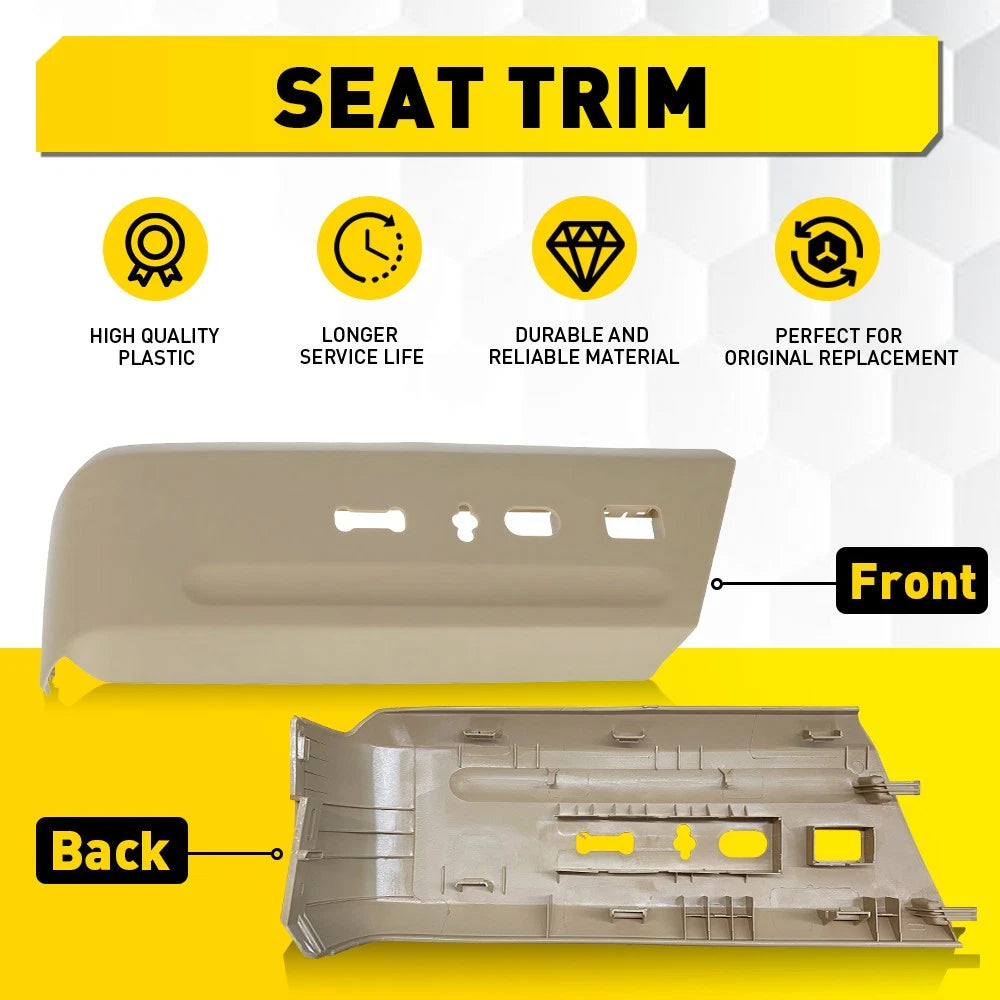 Driver Seat Trim for Ford Expedition (2015–2017) Beige 10 Way with Lumbar