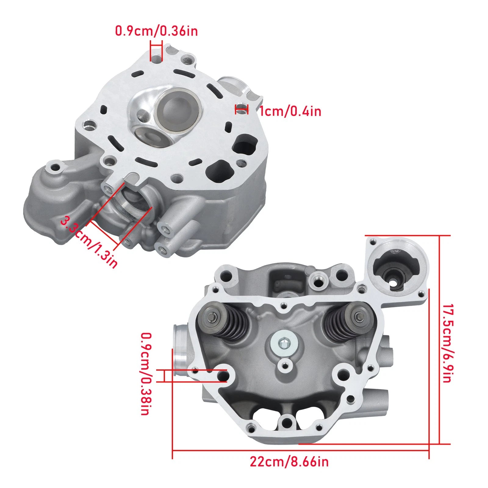 Engine Rebuild Kit for Honda TRX500 (2009–2024) 13101-HP5-600, 12200-HP7-A01