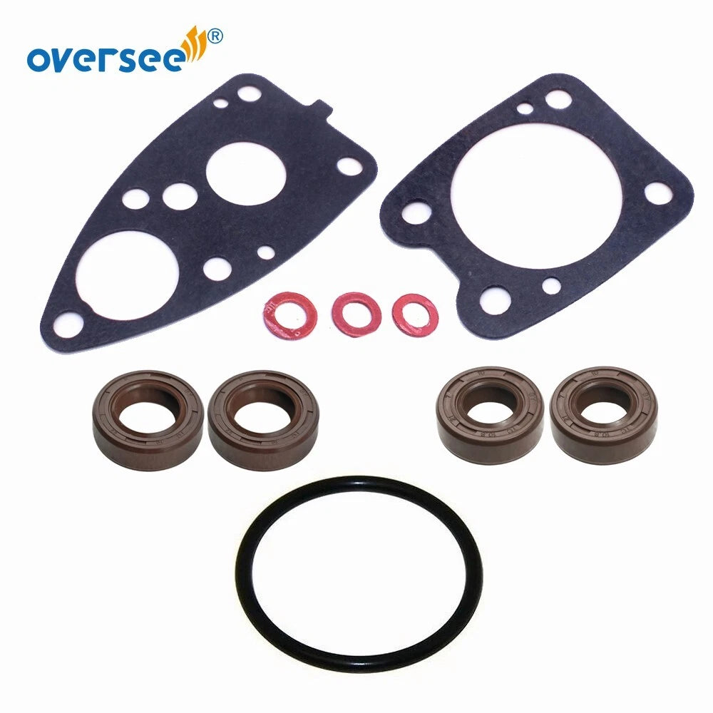 Lower Unit Gasket Kit 6E0-W0001-C1 for Yamaha Outboard 2T 4HP 5HP (1984–1999)