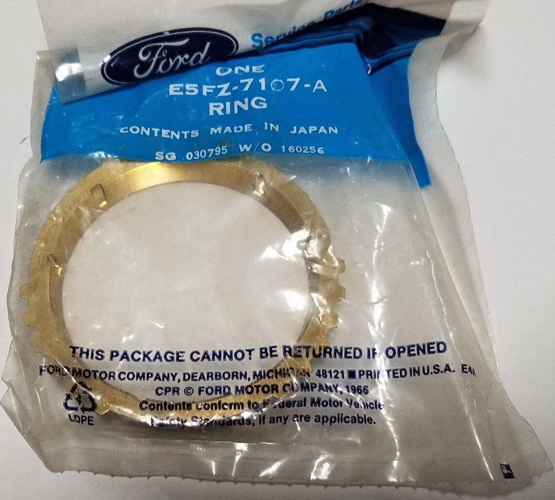 Synchronizer Blocking Ring for Ford Escort (1985–1989) E5FZ-7