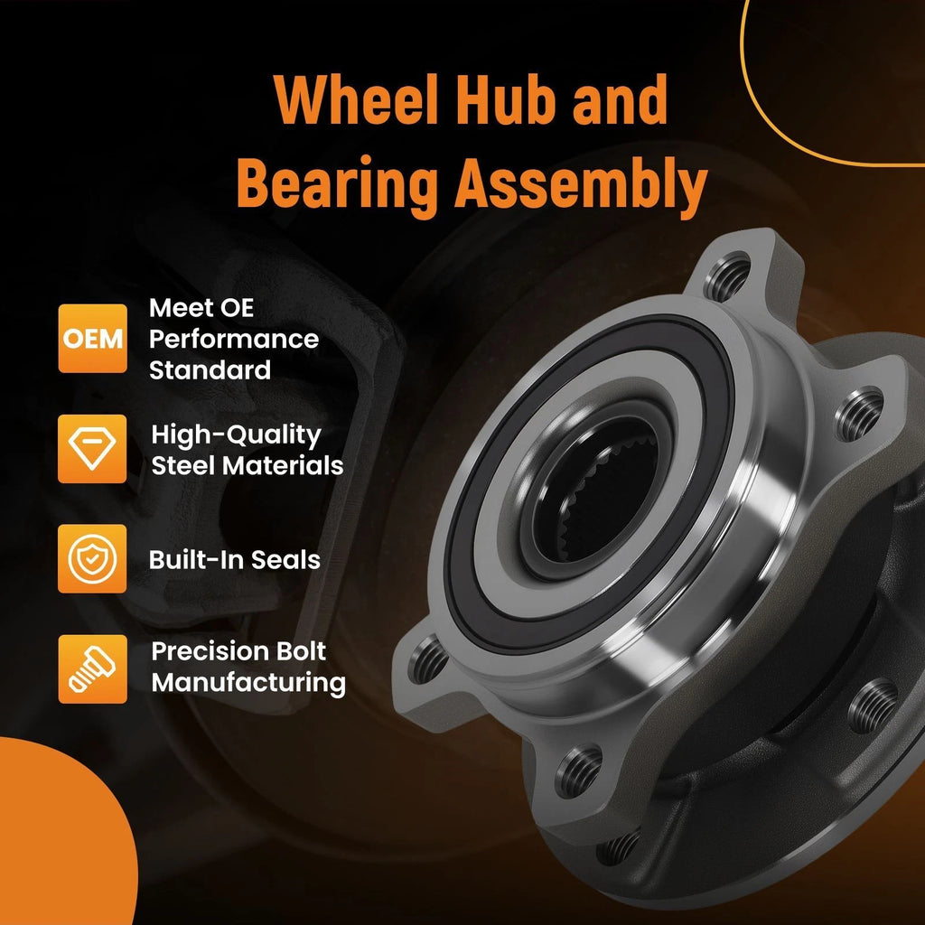 Front Wheel Hub & Bearing for Jeep Cherokee (2014-2023)
