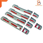 9 x Black Carbon Fiber Door Handle Covers for Isuzu D-Max, MU-X (12-19)