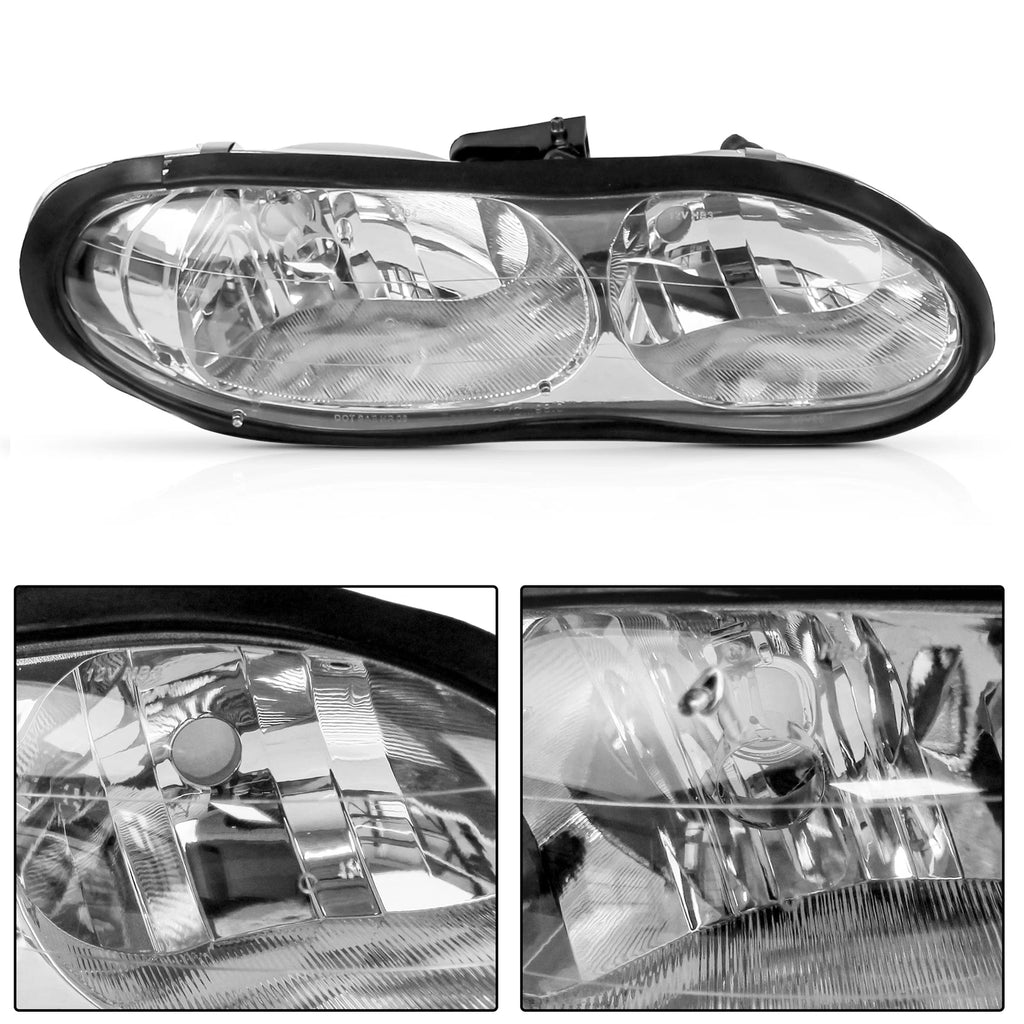 Pair Headlights for Chevrolet Camaro (1998-2002)