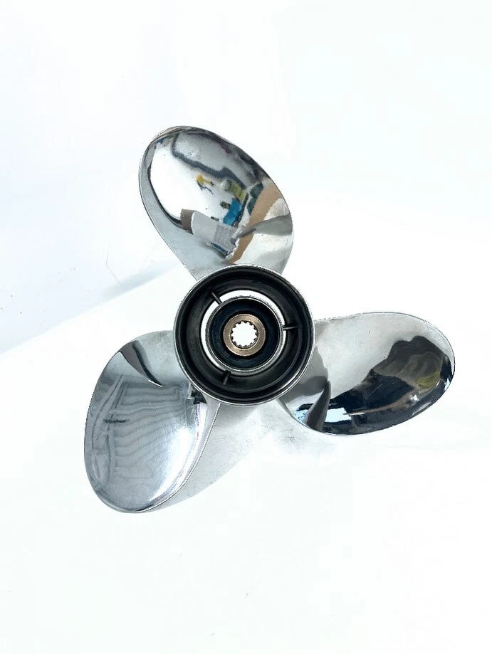 3X Stainless Steel Propeller 13 1/4 x 14P RH for Suzuki Marine