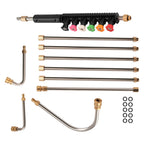 Set of 10 High Pressure Washer Wands for Power Washers (15in, 4000PSI)