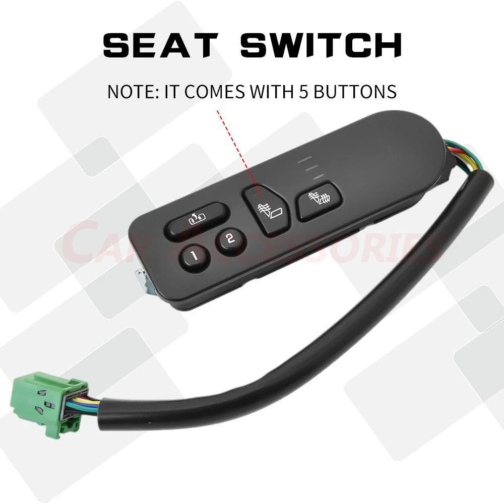 Front Left Seat Heater Switch 901-200 for Chevy Silverado GMC Sierra (2003–2007)