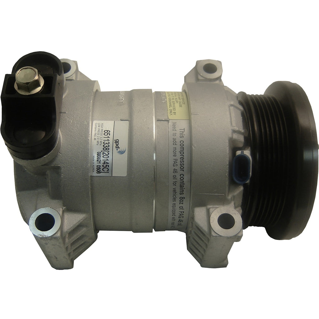 A/C Compressor for Chevy S10, Olds Pickup, GMC Savana (With Clutch)