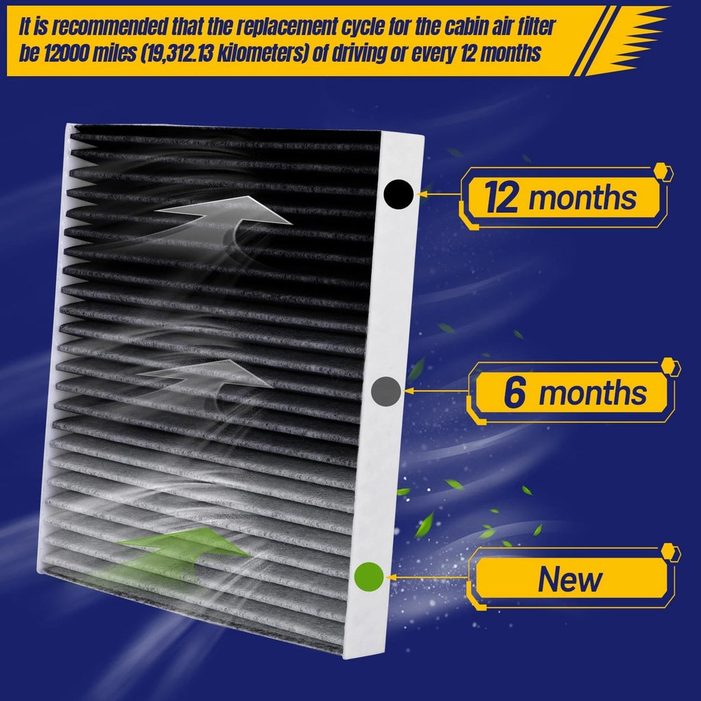 CF11966 Cabin Air Filter for Chevy Silverado GMC Sierra 1500 Yukon (2014–2023)