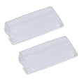 Set of 2 Front Fog Light Lamp Lens Clear for Porsche 911 (1974–1989)