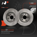 Front Disc Brake Rotors & Ceramic Pads for Nissan Altima (2013–2023)