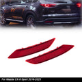 Reflector Rear Bumper Lights Pair for Mazda CX-9 (2016–2023) Red