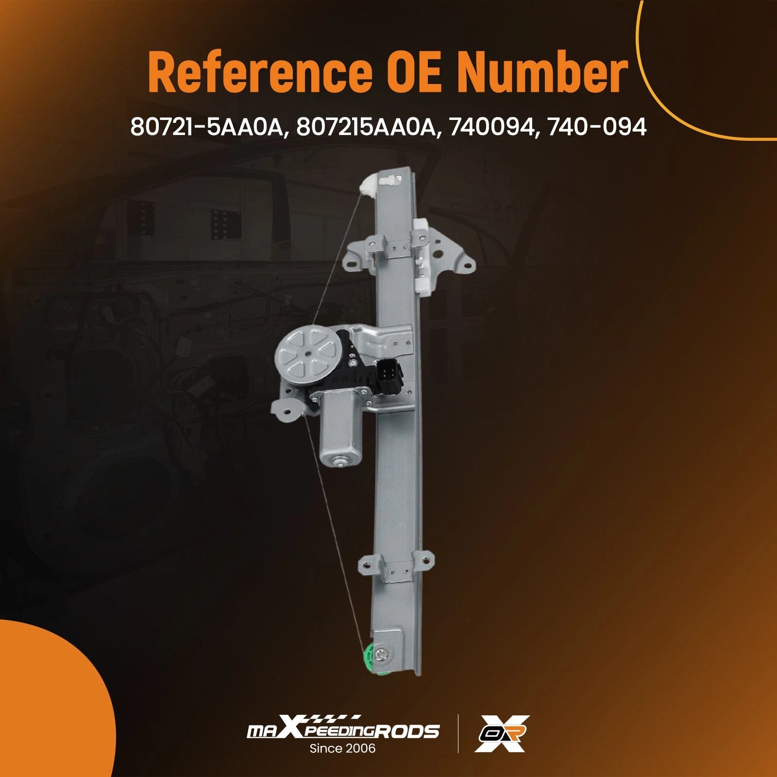 Window Regulator Front Left for Nissan Murano (2015-2020)