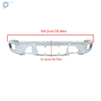 Chrome Front Bumper Face Bar with 4 Sensor Holes for Ford F150 (2024-2025)