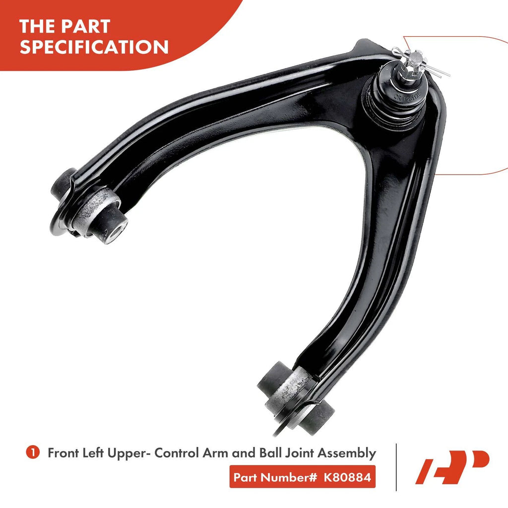 6X Front Upper Control Arm Ball Joint Tie Rod for Honda CR-V (1997–2001)