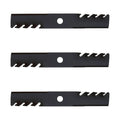 Set of 3 Blades for Exmark Lazer ASX (Fits 103-8370) 16-1/4" x 15/16"