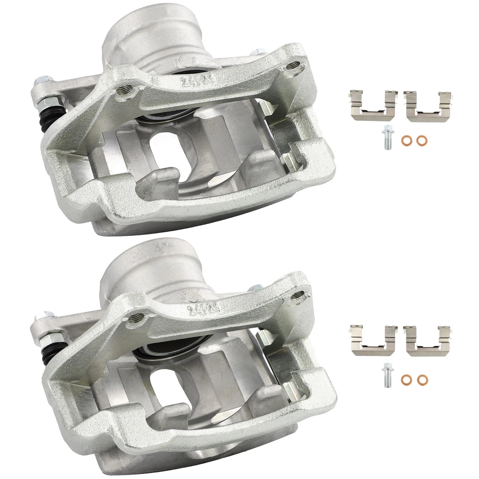 Set of 2 Front Brake Calipers with Bracket for Kia Optima (2011–2015)