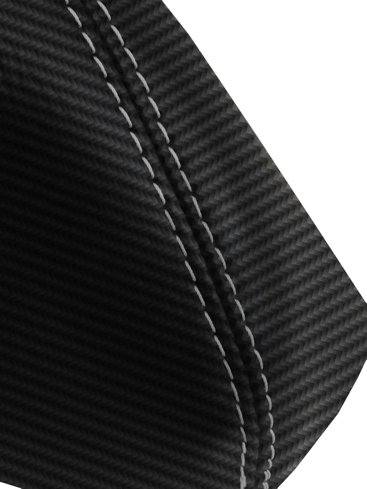 E Brake Boot Cover for Nissan Frontier (2005–2019) Gray Stitch PVC Carbon
