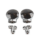 Smoke Lens Front Flat Turn Signal Housing for Harley Fat Boy Heritage Softail