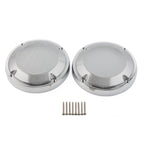 6.5" Saddlebag Lid Speaker Grill Cover for Harley Touring Electra Glide (1983–2020)