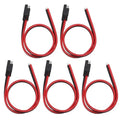 Set of 5 Extension Cords for ATVs RVs (30cm 2-pin 10A PVC)