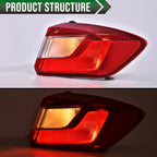 Outer Tail Light Brake Lamp for Chevy Cruze Sedan (2016–2019)