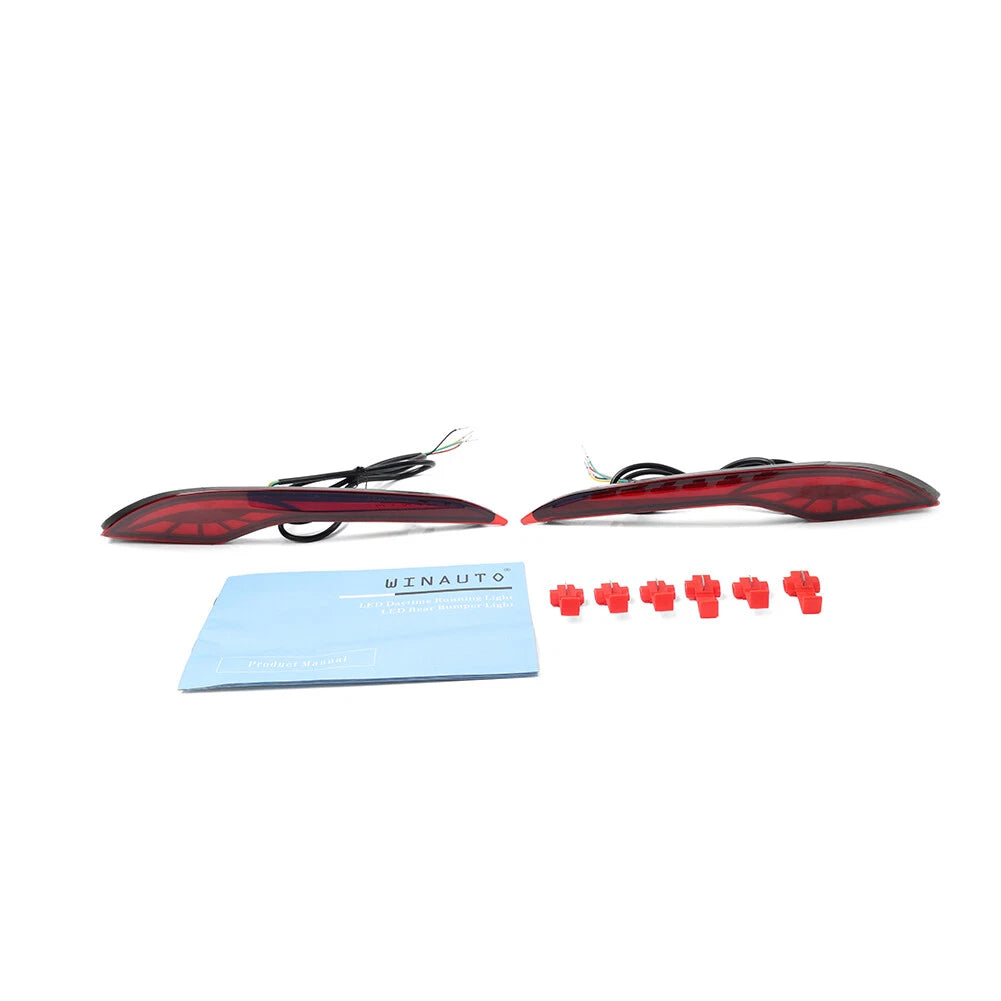 Rear Bumper Tail Lights Turn Signal for Chevrolet Malibu XL (2019–2023) Red