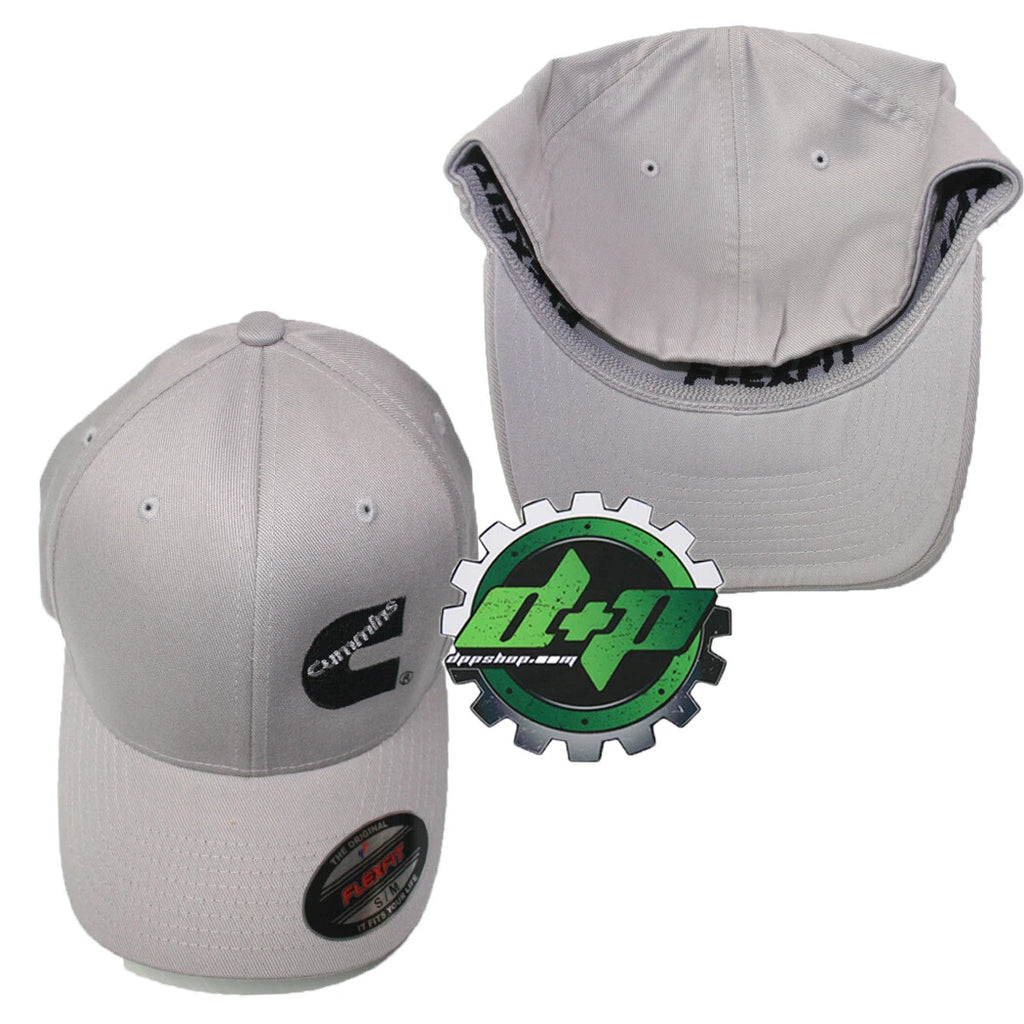 S/M Silver Cummins Flexfit Hat for Ram (Fits )