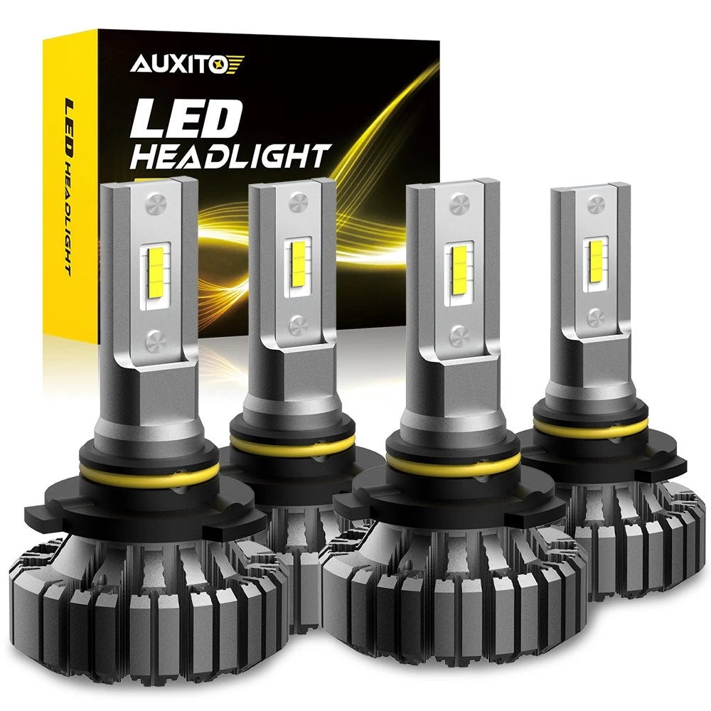 Set of 4 AUXITO 9005 9006 LED Headlight Bulbs 6500K for High Low Beam