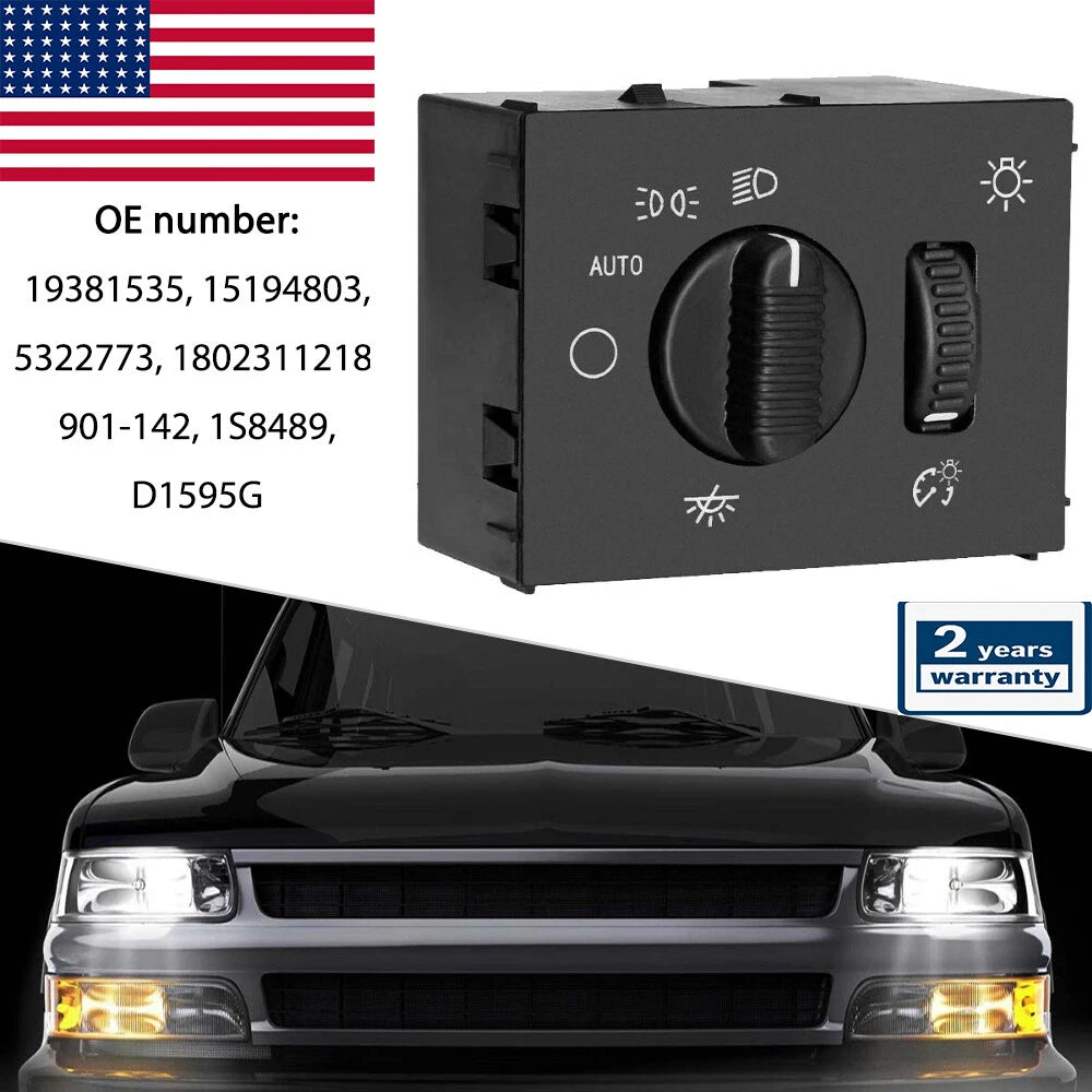 Headlight Switch for Chevy Silverado GMC Sierra Yukon (2003–2007)
