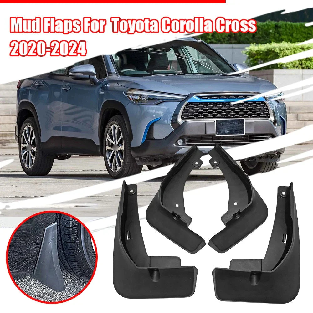 Mudflaps, Splash Guards, Fender Mudguards for Toyota Corolla Cross(2020–2024)