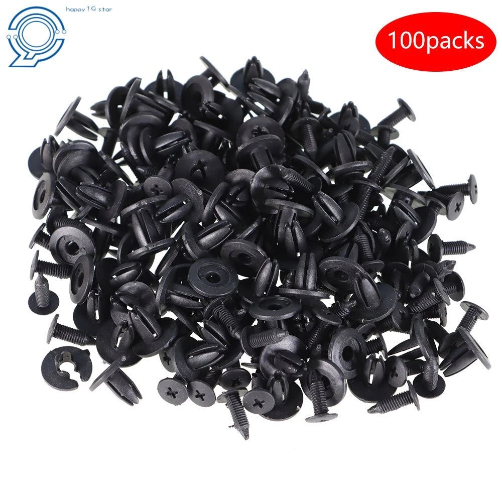 Set of 20 Plastic Rivets for Auto Car Door Fender
