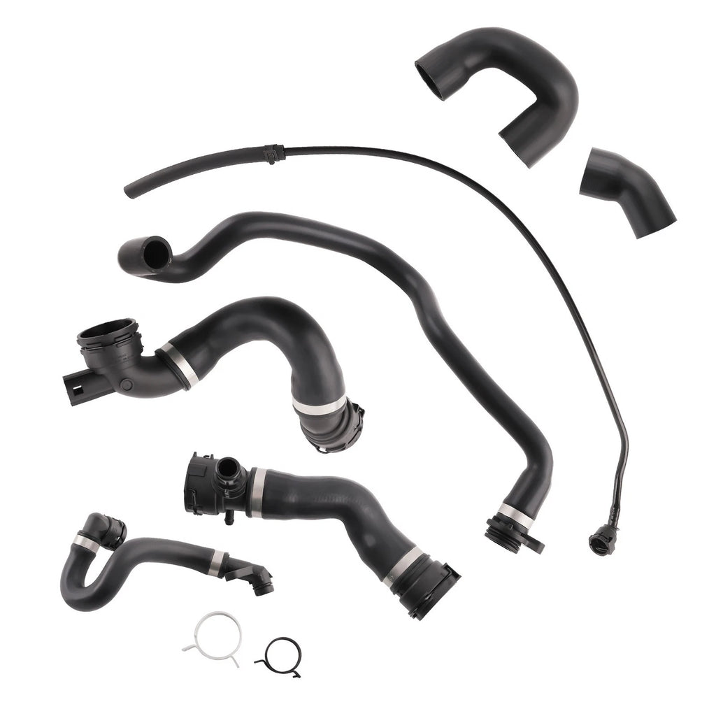 7 Hoses Radiator Coolant Pipe Kit for BMW E90 128i 328i N51 (2007–2011)