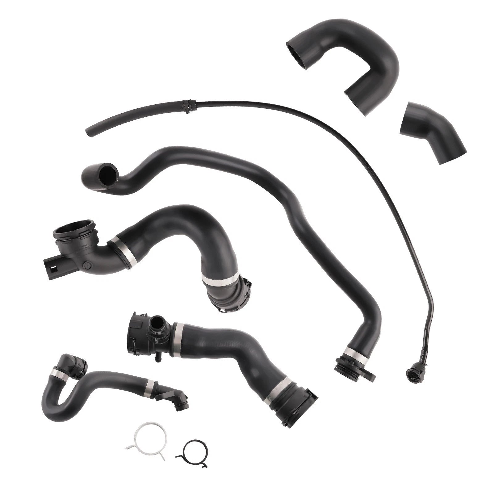 7 Hoses Radiator Coolant Pipe Kit for BMW E90 128i 328i N51 (2007–2011)