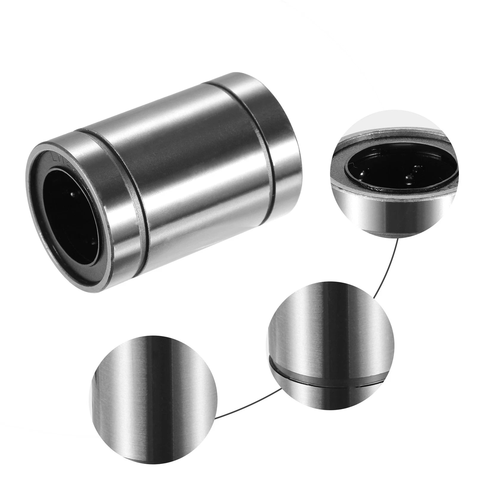 2 Pcs LM25UU Linear Ball Bearings for Car (25mm ID x 40mm OD x 59mm Length)