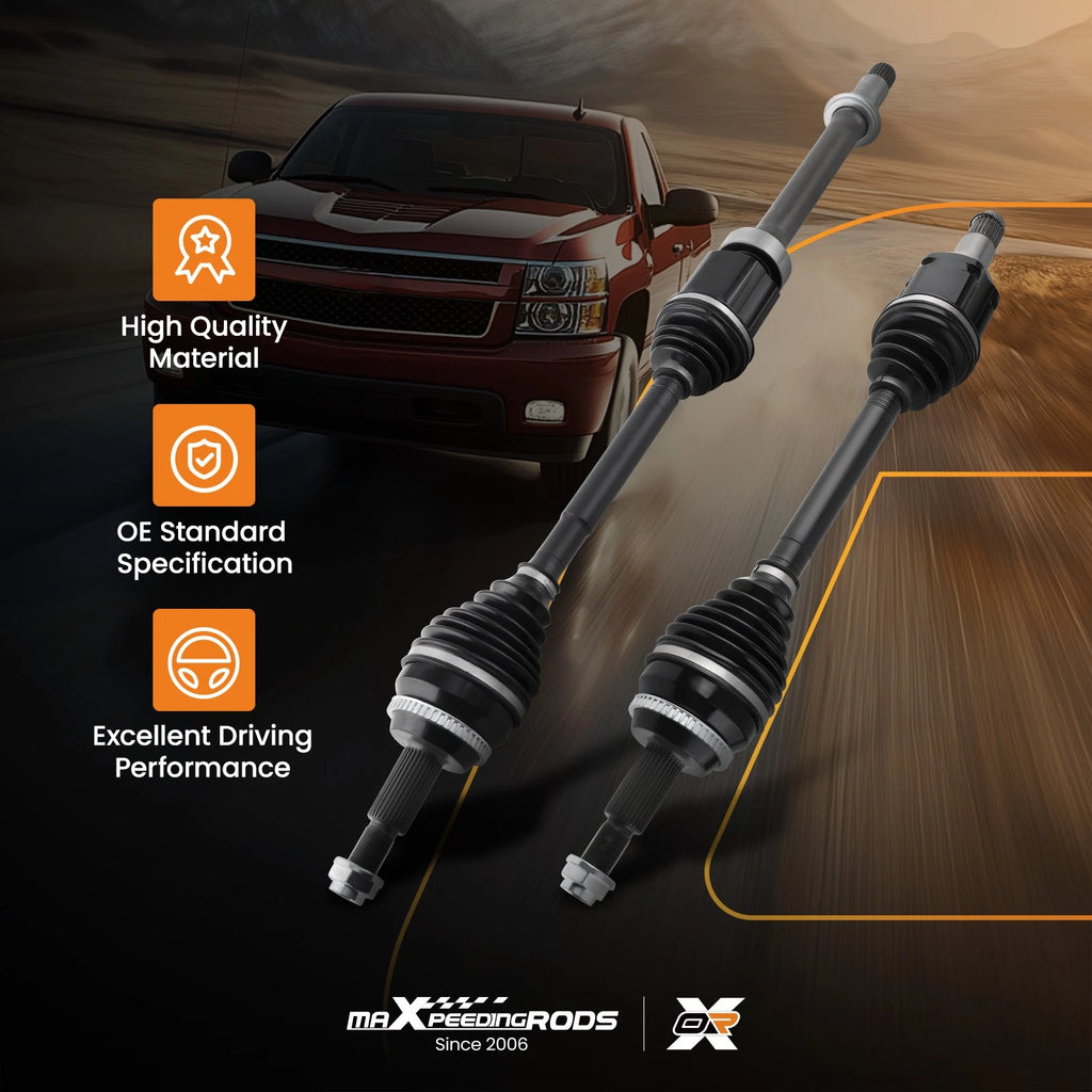 Pair CV Axle Shafts for Toyota Sienna (2004-2010)