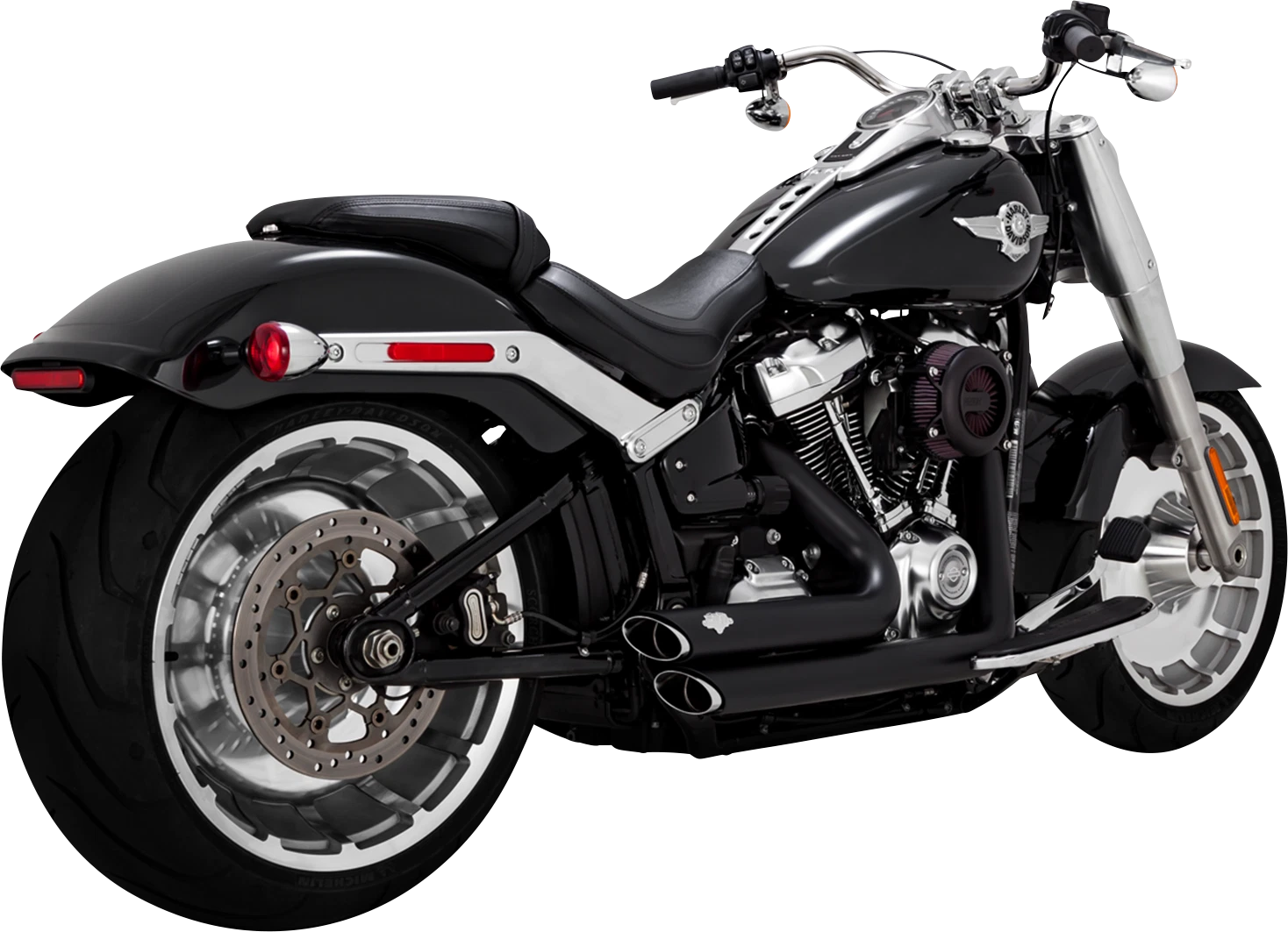 Vance & Hines Shortshots Staggered Exhaust for Harley (2018–2024)