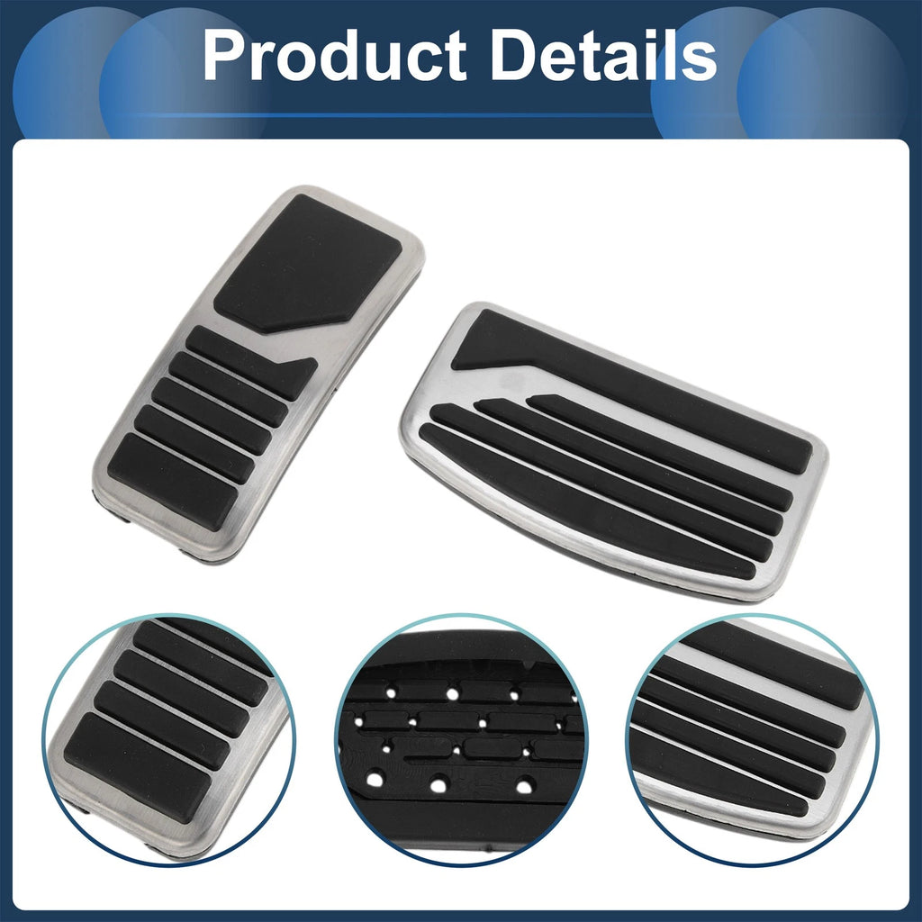 Set of 2 Automatic Footrest Pedals Cover for Mitsubishi Outlander (2013–2020)