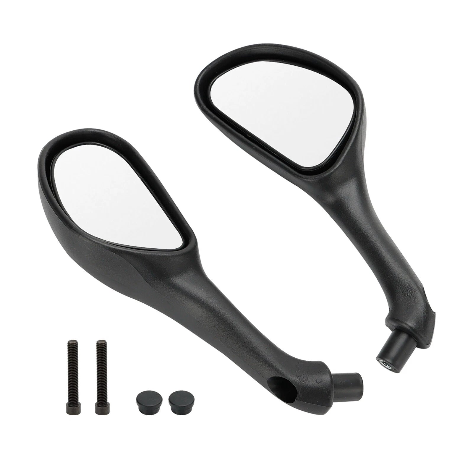 Black Pair of Rear View Mirrors for Gilera Runner 50 125 180 200 (1997–2009)