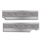 Fuel Rail Covers Replacement Blue Tribal Flame Inlay for 2010-2015 Camaro SS