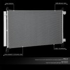 A/C Condenser for Nissan Rogue (2014–2020) Aluminum Core Replacement