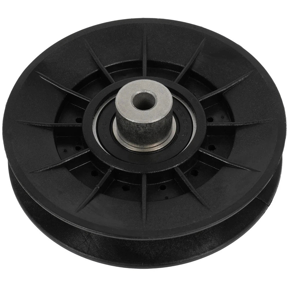 2 V-Idler Pulleys for John Deere X300 X304 X305R X310 X320 X330 (2007–2019) AM138080 AM138079