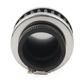 42mm Air Intake Filter Cleaner for Motorcycle - Rubber Bend, Steel Mesh