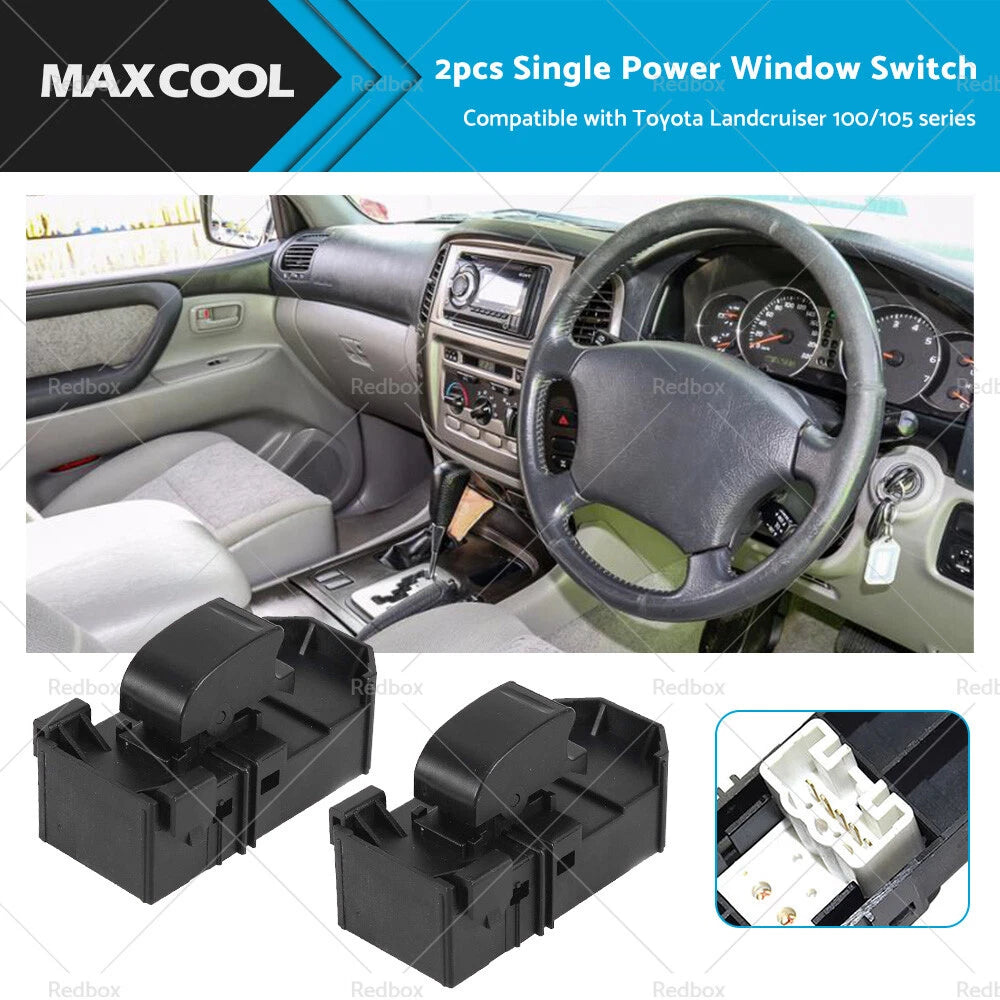 2 Single Window Switch for Toyota Landcruiser 100 105 (1998–2007) 84810-60050