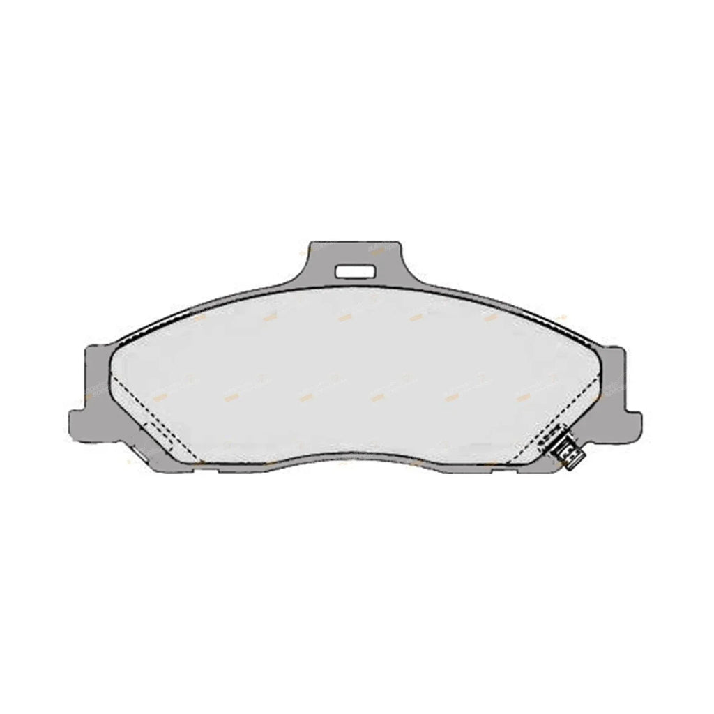 Front Disc Brake Pads Set for Ford Courier (1999 - 2002)