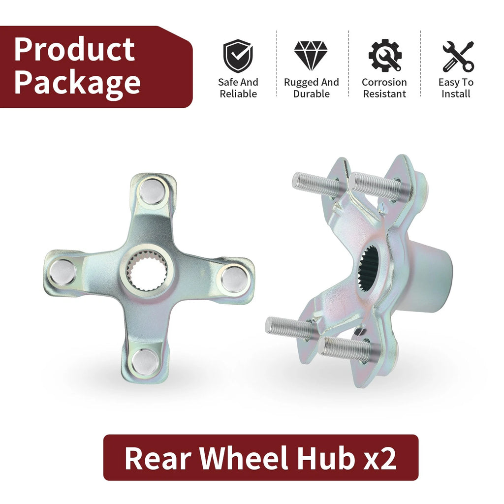 2X Rear Wheel Hub for Yamaha YFZ450R/YFZ450R SE (2009–2024) 18P-25383-00-00