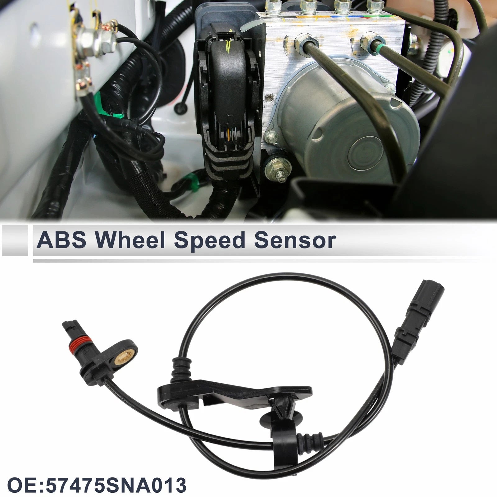ABS Wheel Speed Sensor No. 57475SNA013 for Honda Civic (2006–2011) Rear Left