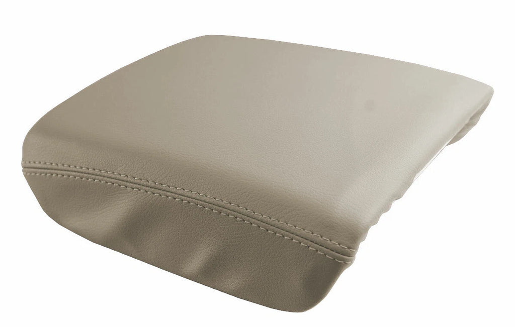 Leather Console Lid Pull Over Cover for Honda Ridgeline (2006–2014) Beige