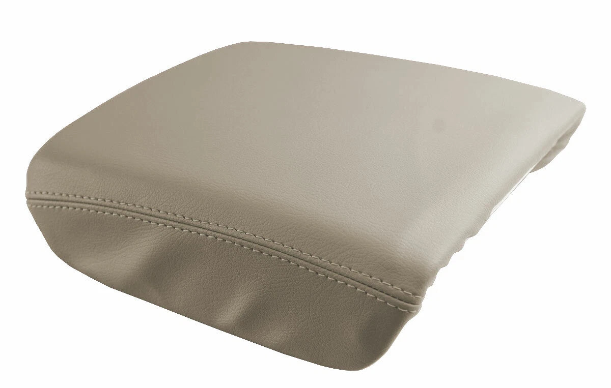 Leather Console Lid Pull Over Cover for Honda Ridgeline (2006–2014) Beige
