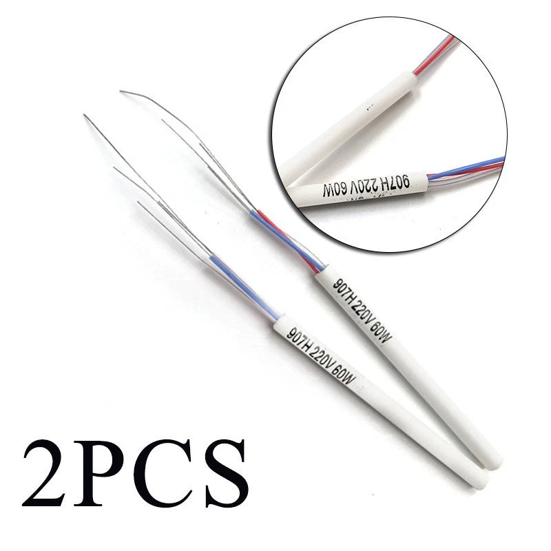 2X 75mm 60W Adjustable Electric Soldering Iron for Universal Use
